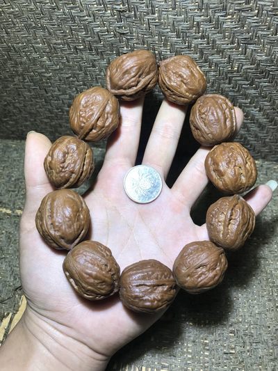 仅此一条，天然精美红皮三棱秋子核桃大手串一条！ - 仅此一条，天然精美红皮三棱秋子核桃大手串一条！