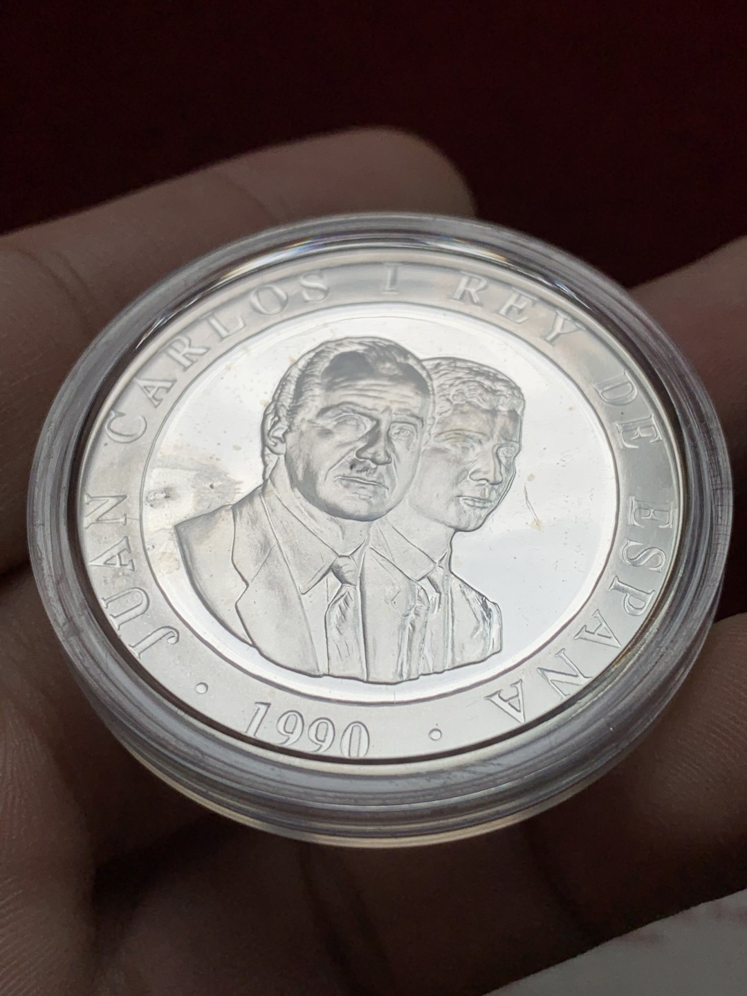 《竞宝斋》第102场-本周四 套币裸币专场（全场不限金额包邮） 原盒证书 西班牙1992年 巴塞罗那奥运射箭 2000比塞塔大银币 27克