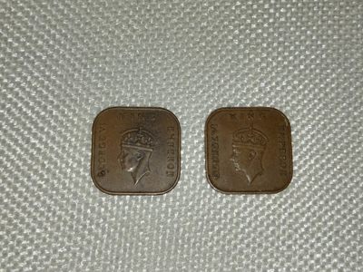 钱币专场 - 英属马来亚1939/1940马来亚方形币
