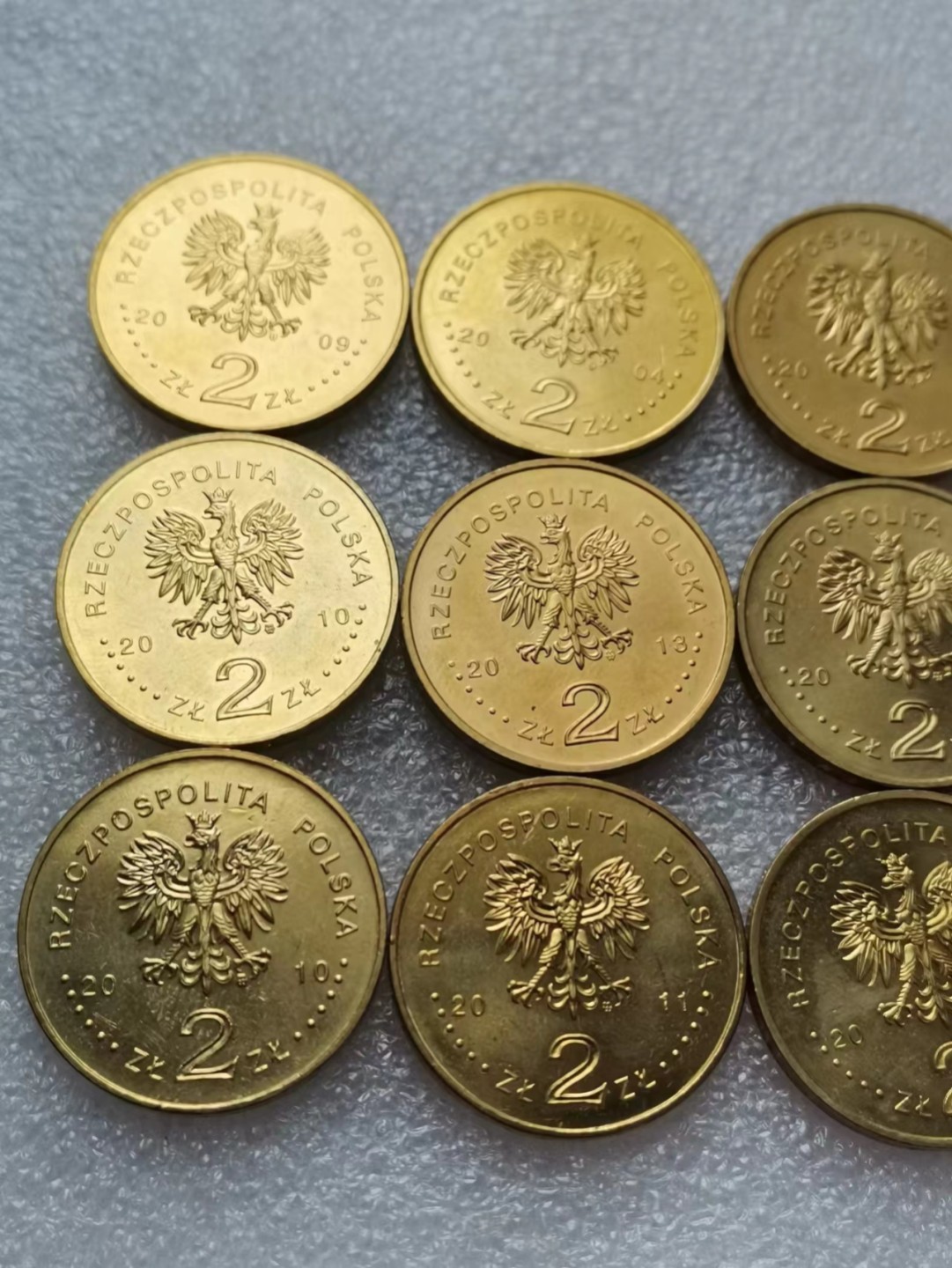 瓶子🏺第60期拍卖会 波兰2010-2013年纪念币15枚