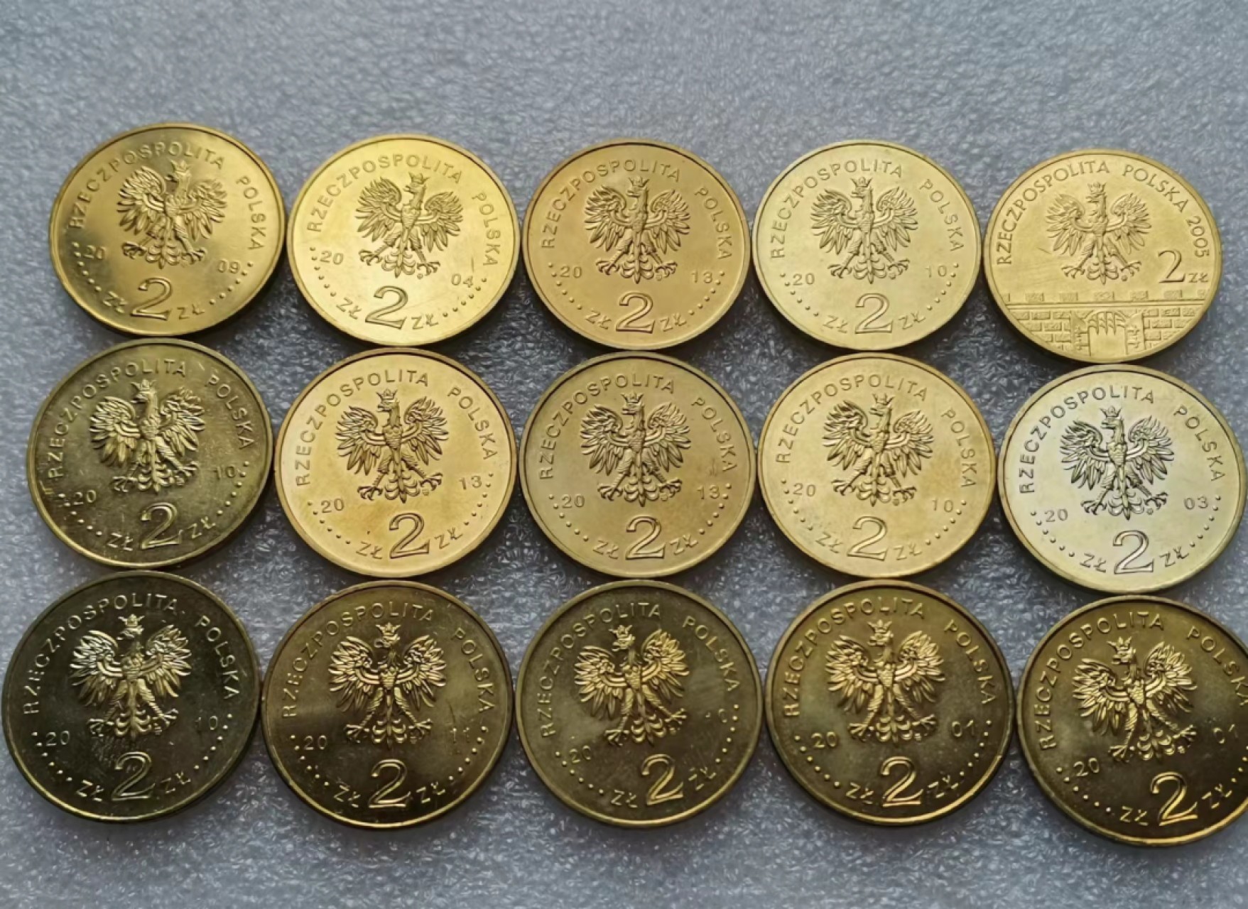 瓶子🏺第60期拍卖会 波兰2010-2013年纪念币15枚