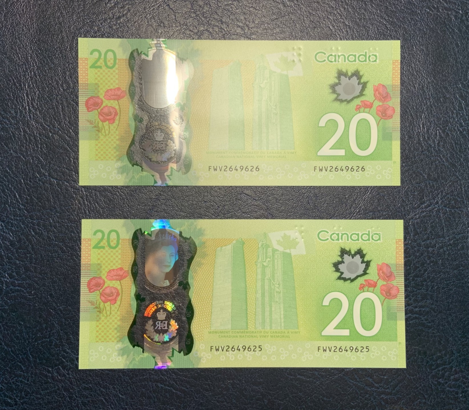 收藏联盟Quantum Auction 第197期拍卖 (已更新) 加拿大2015年20元两连号 品相全新UNC 纪念女王在位时间最长的君主