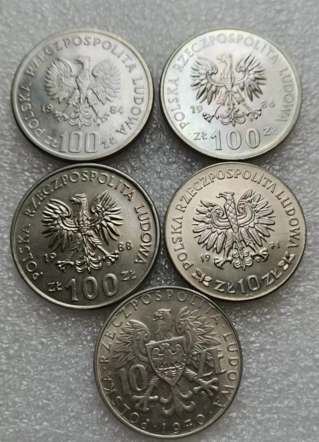 瓶子🏺第60期拍卖会 波兰纪念币5枚