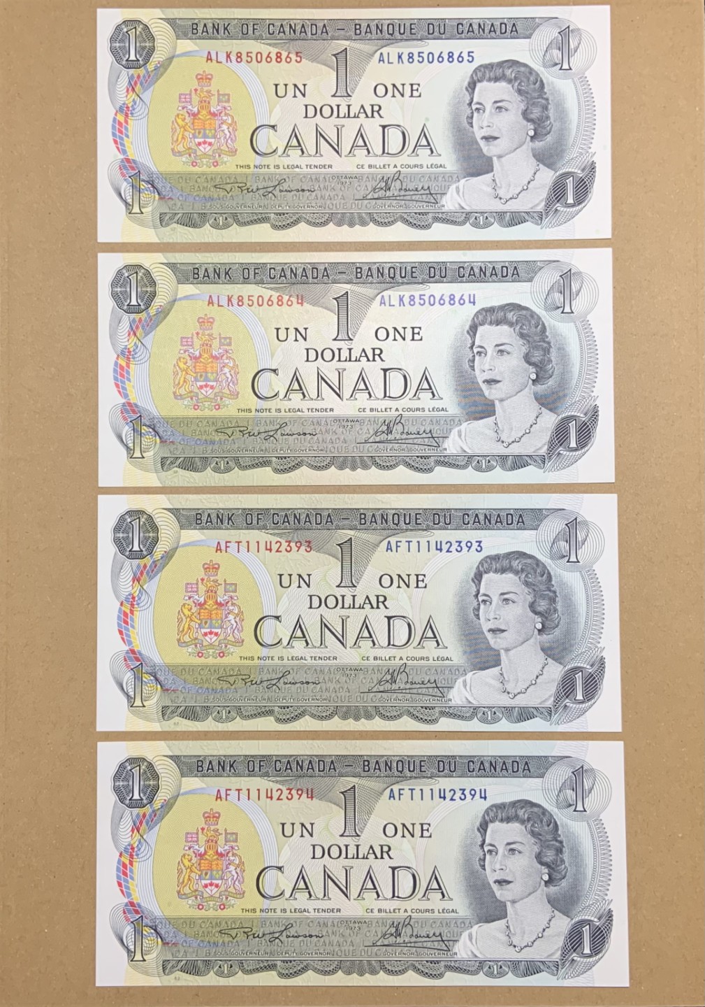 收藏联盟Quantum Auction 第197期拍卖 (已更新) 加拿大1973年1元 品相全新UNC