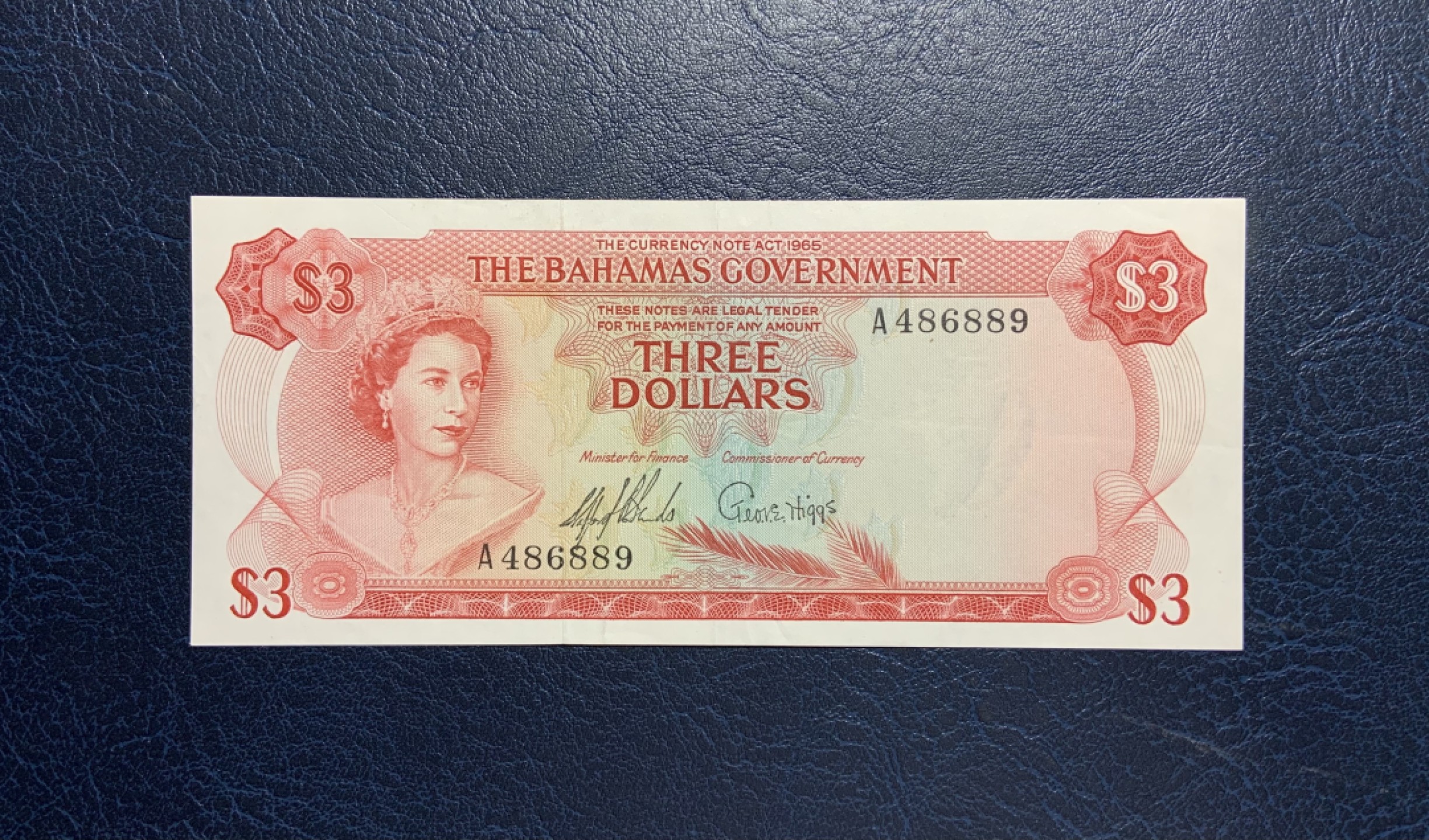 收藏联盟Quantum Auction 第197期拍卖 (已更新) 巴哈马1965年3元 非全新 品相AU 首发年A冠 德纳罗彩背