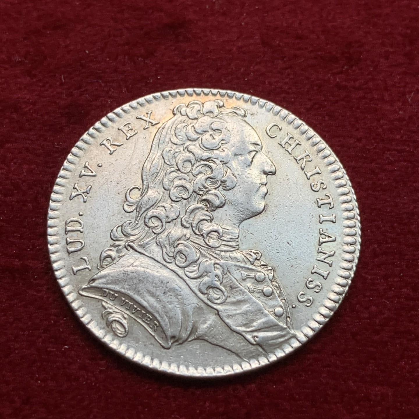 《竞宝斋》第102场-本周四 套币裸币专场（全场不限金额包邮） 法国 1740年路易十五 波尔多 银JETON 少见品种