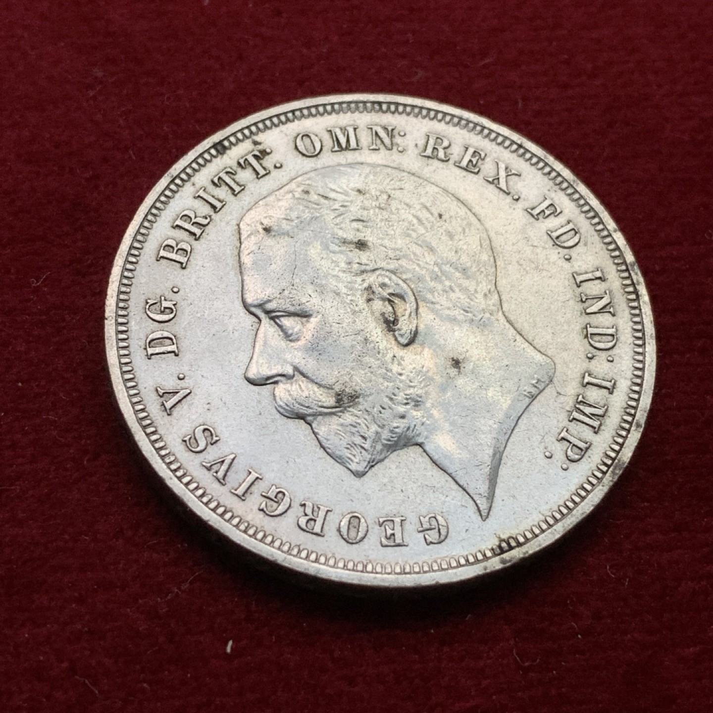 《竞宝斋》第102场-本周四 套币裸币专场（全场不限金额包邮） 英国 1935年 乔五 木马马剑 1克朗 带光品 大热品种