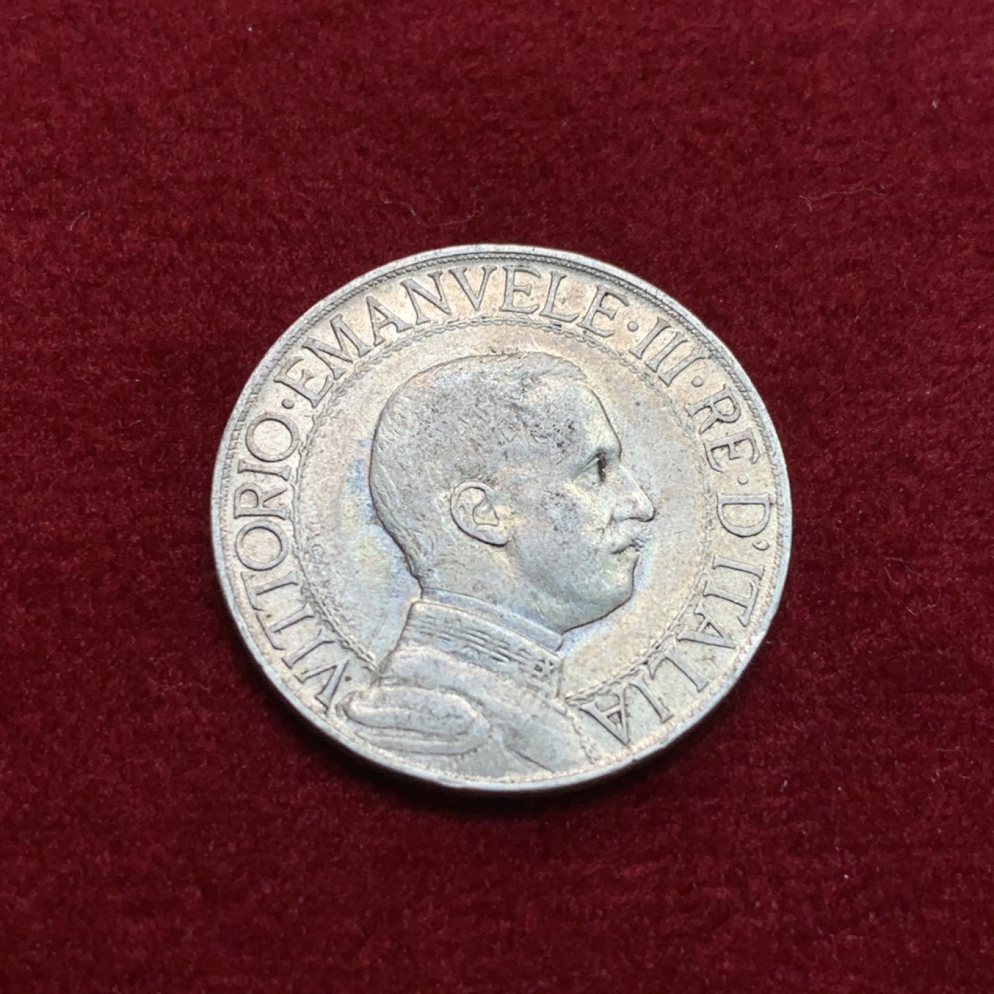 《竞宝斋》第102场-本周四 套币裸币专场（全场不限金额包邮） 意大利 1913年 圈版 1里拉 马车 银币 圈版相对不多