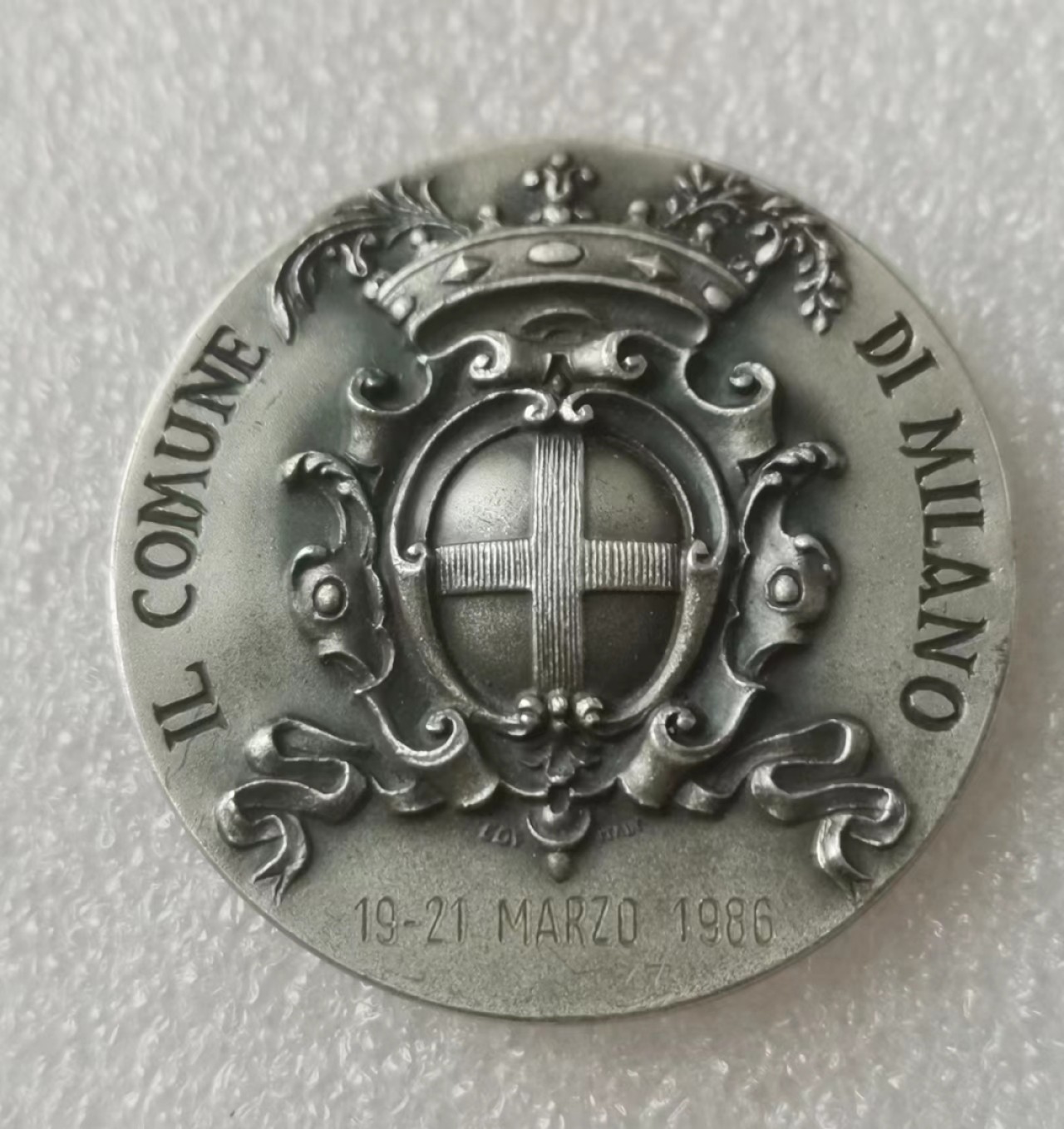 瓶子🏺第60期拍卖会 意大利米兰1986年景观银章
