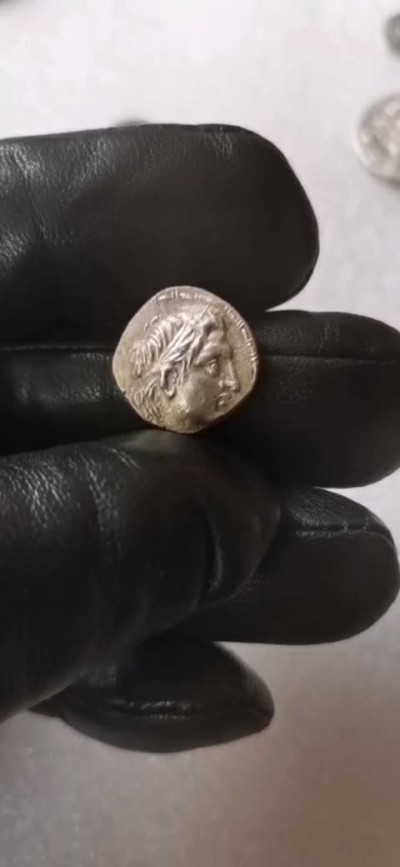 瓶子🏺第60期拍卖会 古希腊公元前162-前150年德米特里乌斯一世银币丰饶角