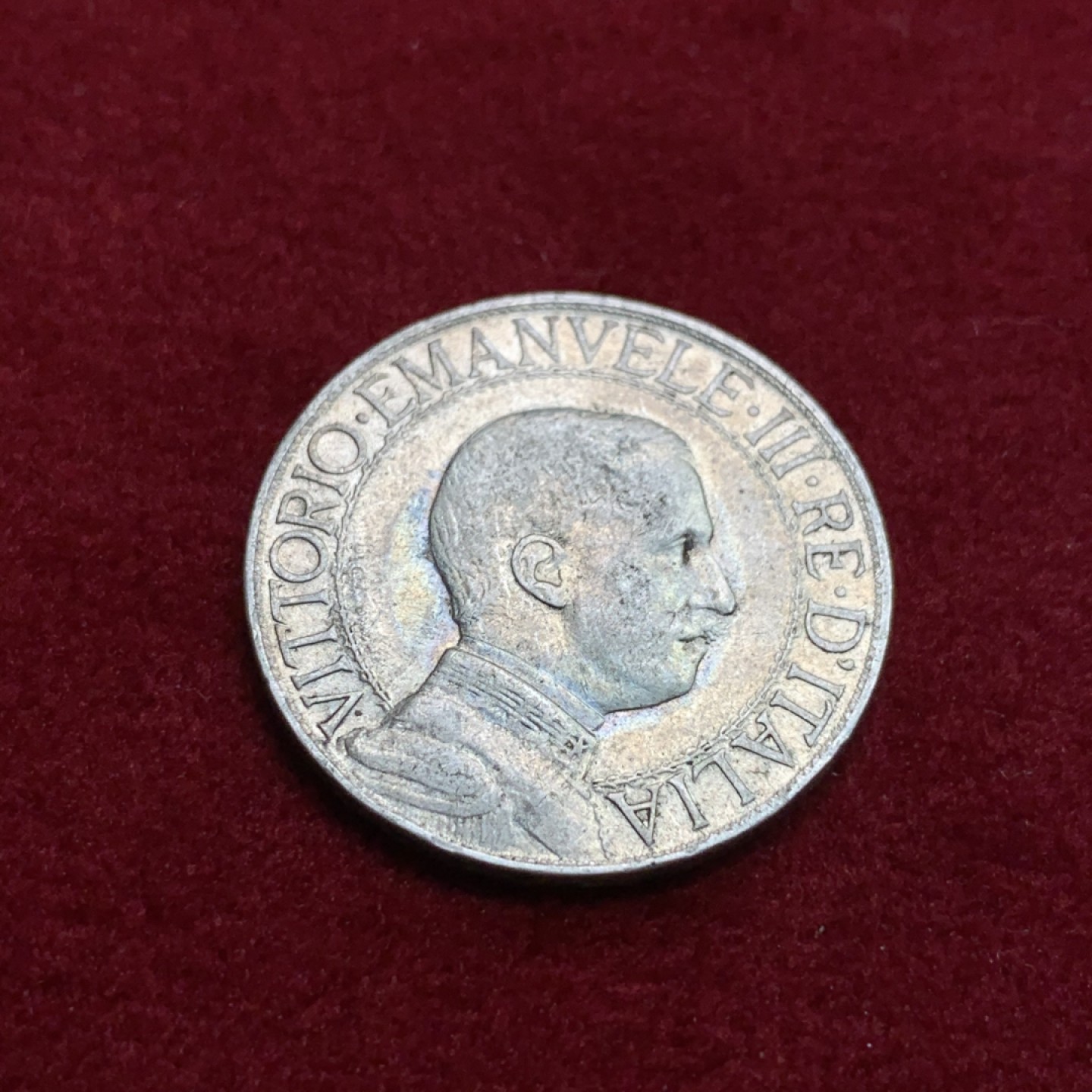 《竞宝斋》第102场-本周四 套币裸币专场（全场不限金额包邮） 意大利 1913年 圈版 1里拉 马车 银币 圈版相对不多