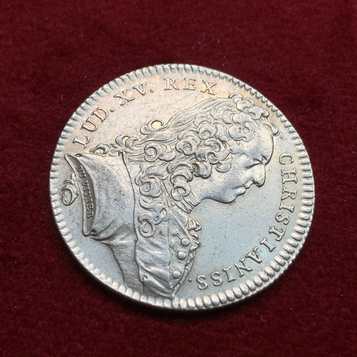 《竞宝斋》第102场-本周四 套币裸币专场（全场不限金额包邮） 法国 1740年路易十五 波尔多 银JETON 少见品种