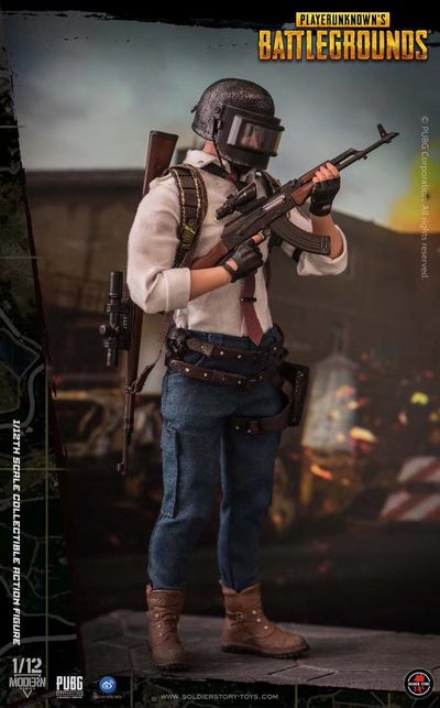 零元拍：SoldierStory  1/12 PUBG 绝地求生 大吉大利今晚吃鸡 可动人偶，全新未拆 - 零元拍：SoldierStory  1/12 PUBG 绝地求生 大吉大利今晚吃鸡 可动人偶，全新未拆
