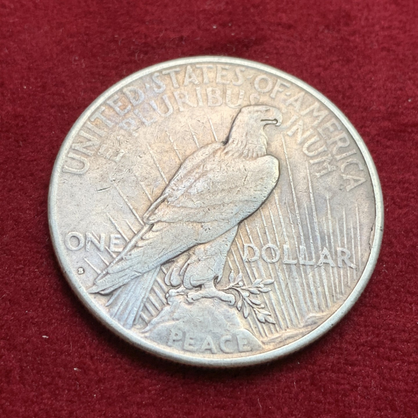 《竞宝斋》第102场-本周四 套币裸币专场（全场不限金额包邮） 美国 1928年 和平 银币 原味流通 味道不错