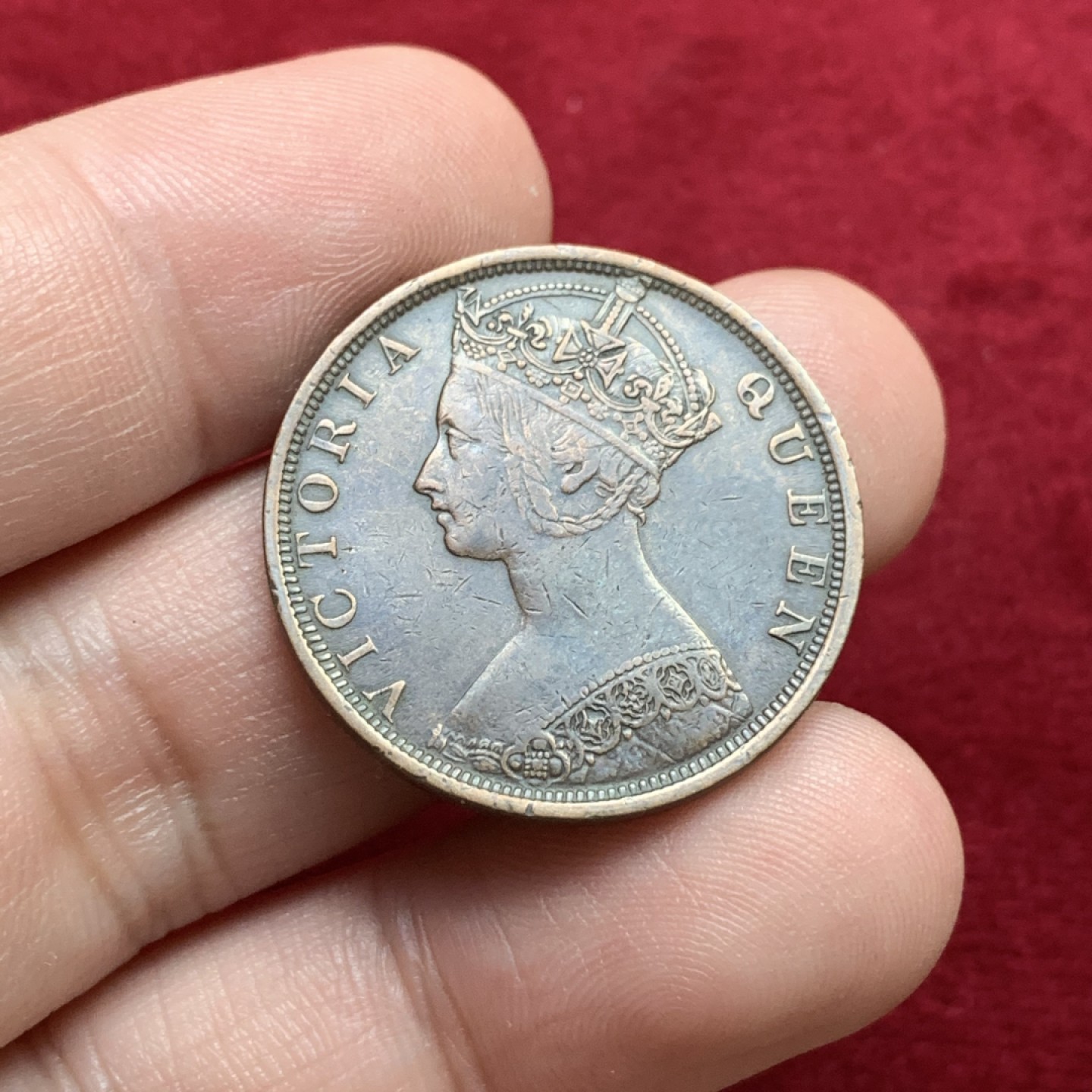 《竞宝斋》第102场-本周四 套币裸币专场（全场不限金额包邮） 香港 1901年 维多利亚 一仙 铜币