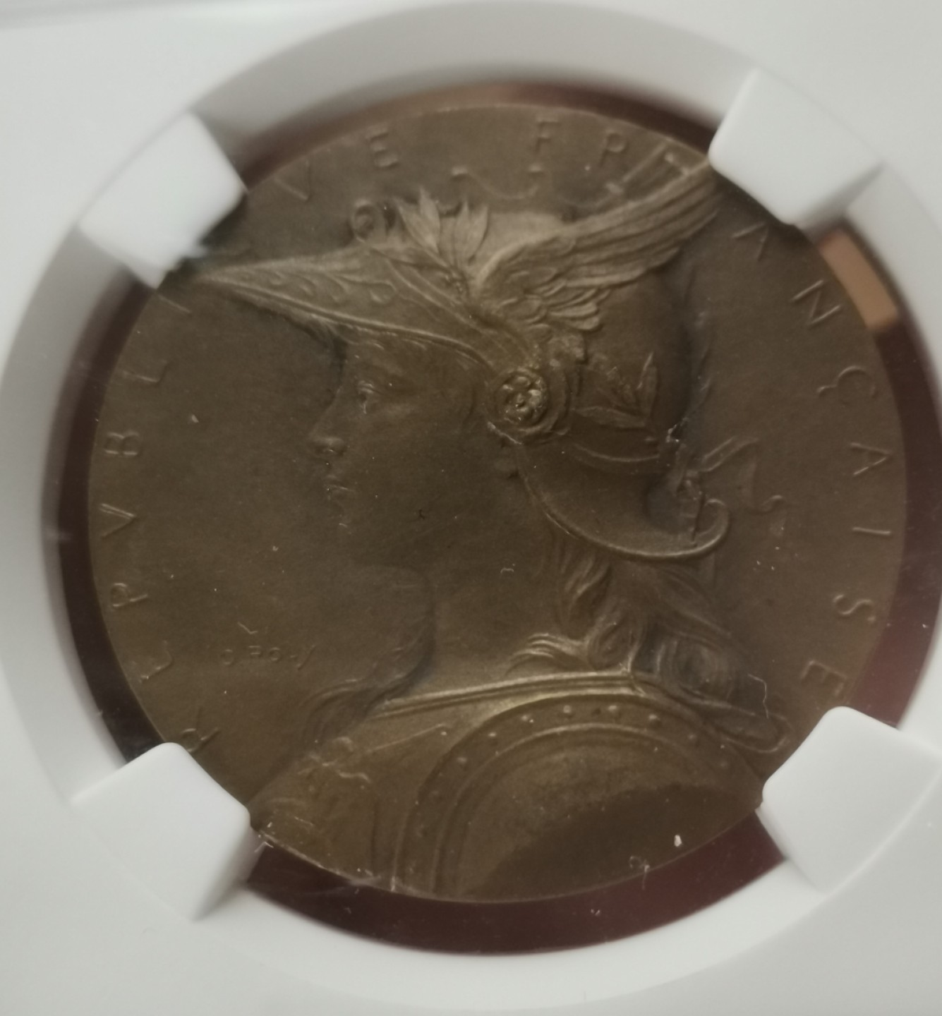 瓶子🏺第60期拍卖会 法国经典罗蒂版戎装玛丽安娜铜章