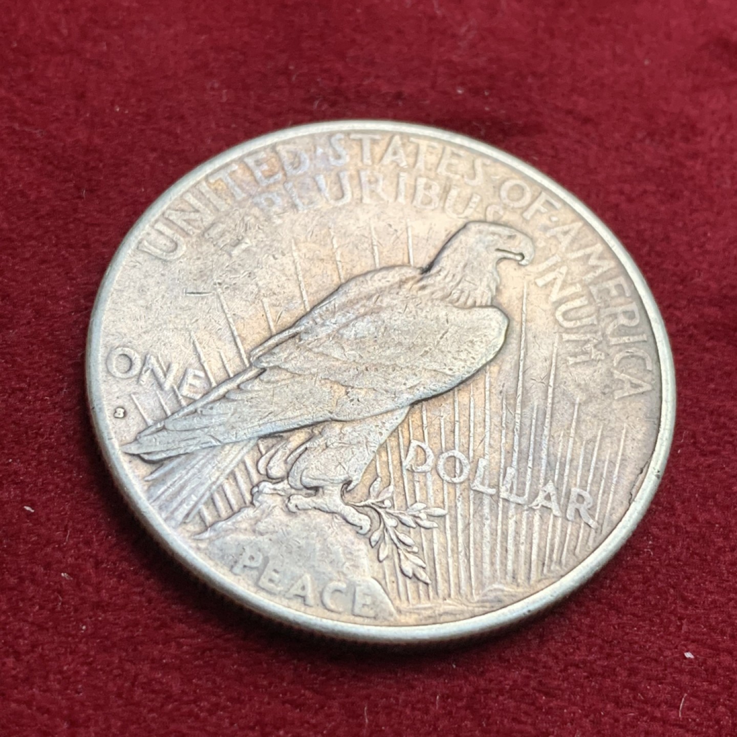 《竞宝斋》第102场-本周四 套币裸币专场（全场不限金额包邮） 美国 1928年 和平 银币 原味流通 味道不错