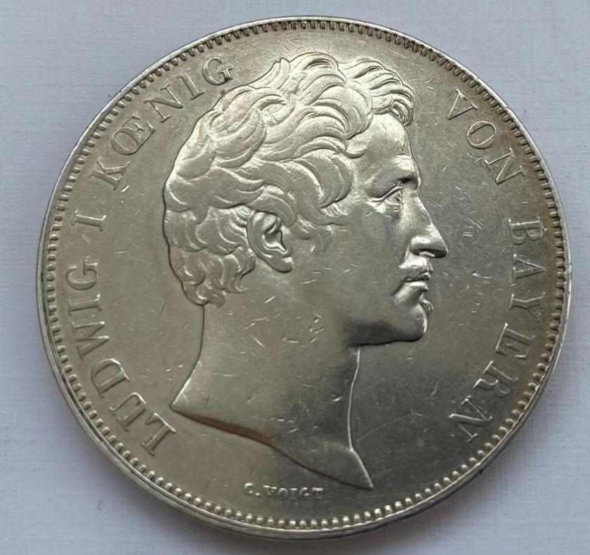 瓶子🏺第60期拍卖会 德国1837年巴伐利亚货币泰勒2泰勒大银币