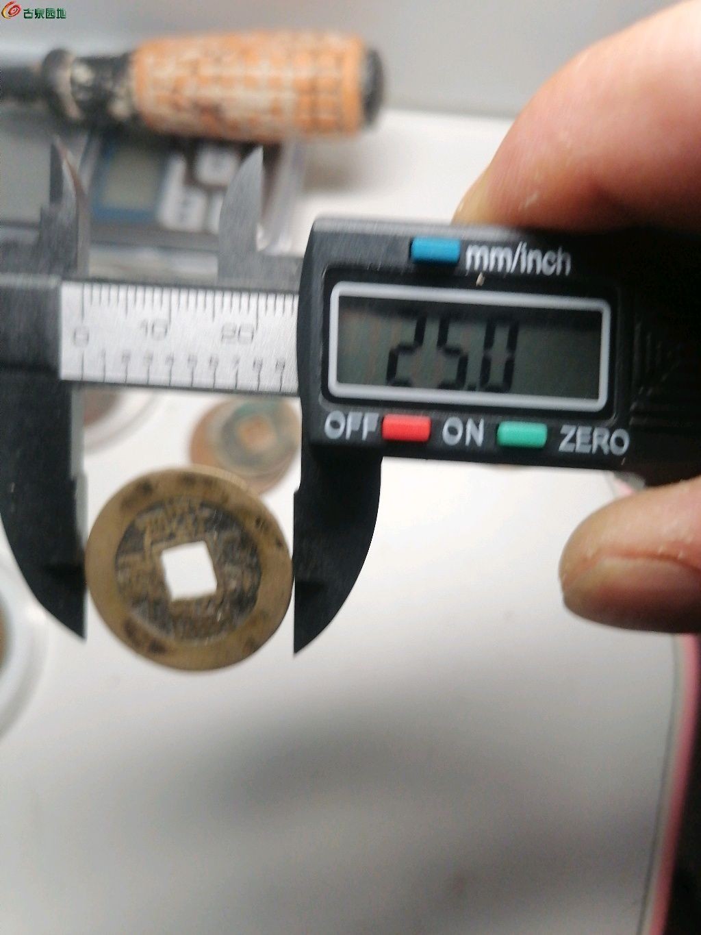 保真古币杂项专场 乾隆通宝刻花钱