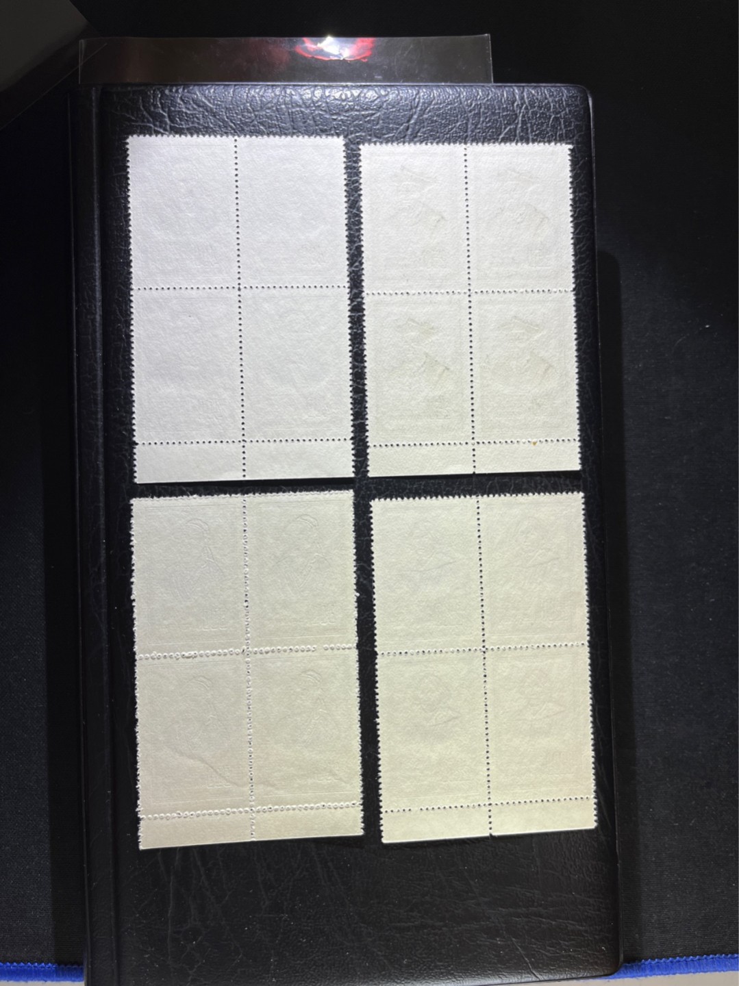 洪涛臻品 精选邮票限时拍卖第四十八期 纪25古代文学家 四方连新全  版撕全品，注意捡漏，适合收藏