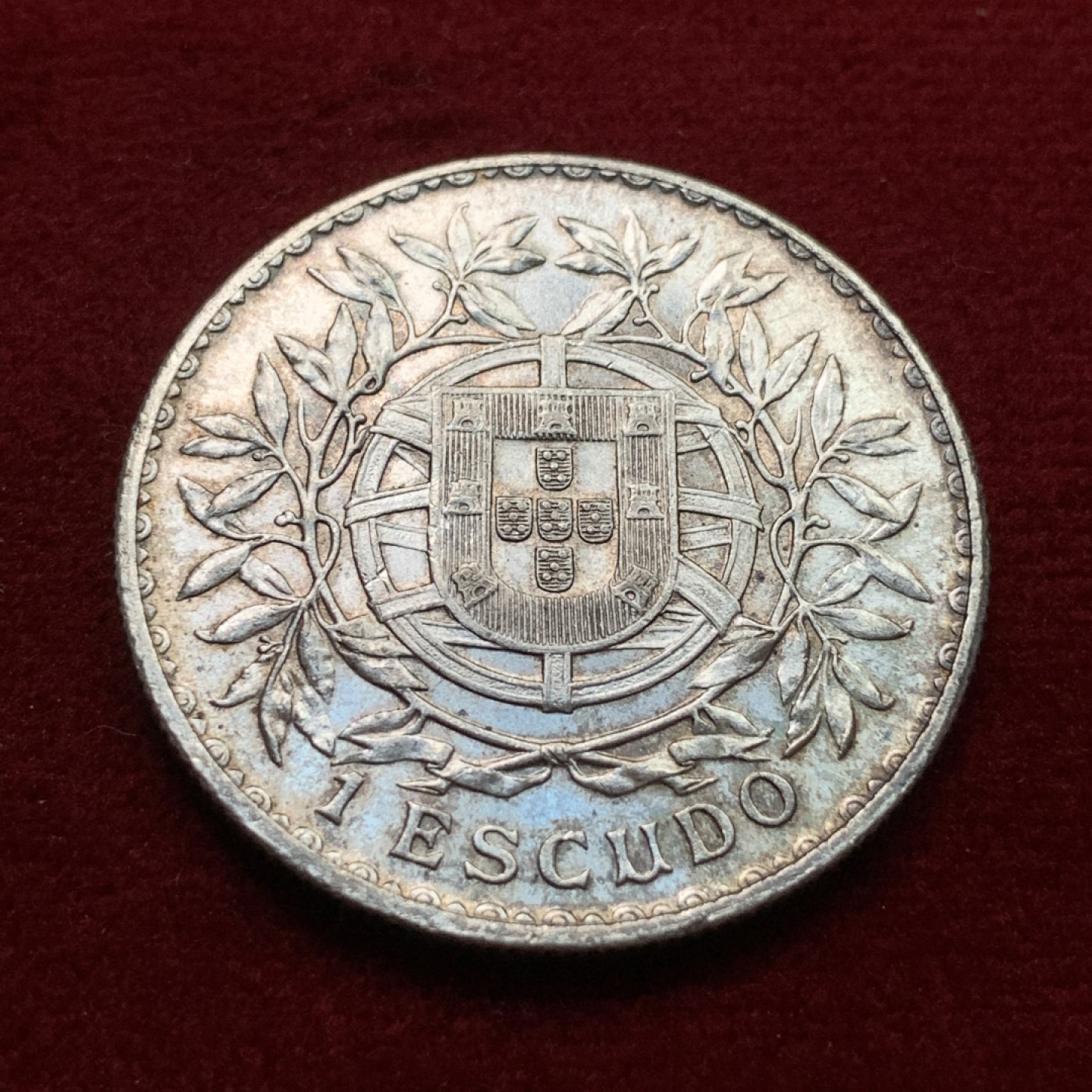 《竞宝斋》第102场-本周四 套币裸币专场（全场不限金额包邮） 葡萄牙 1916年 女人头 1埃斯库多大银币 好品带光 比15年少