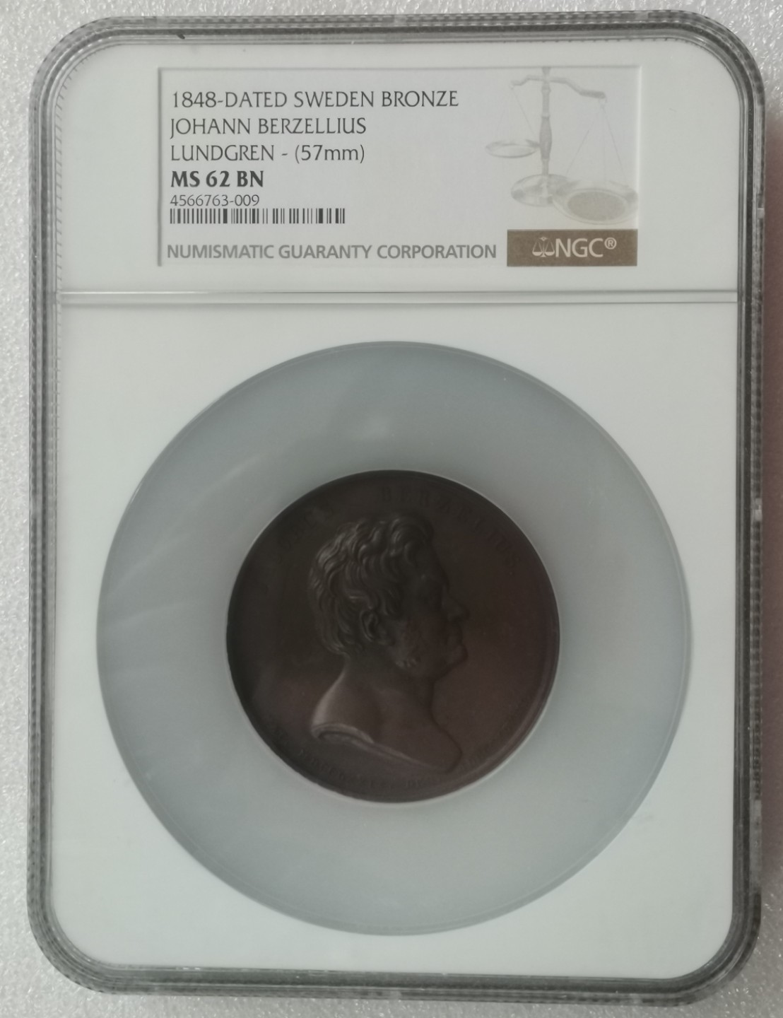 瓶子🏺第60期拍卖会 瑞典1848年登基纪念铜章