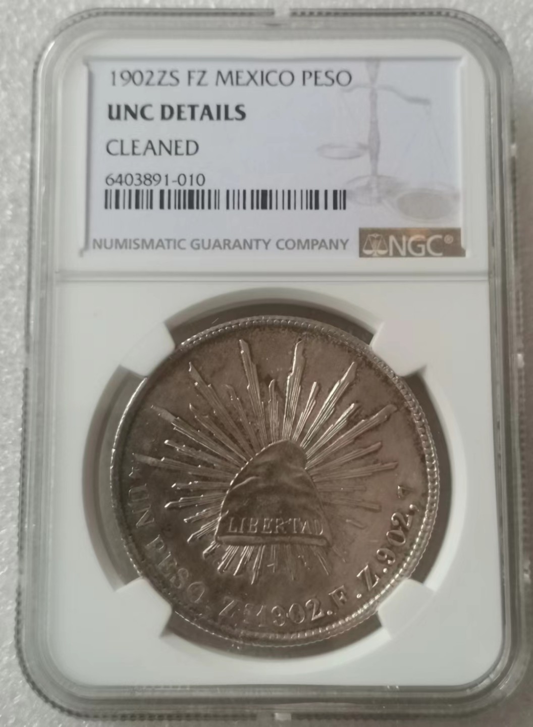 瓶子🏺第60期拍卖会 墨西哥1902年鹰洋大银币