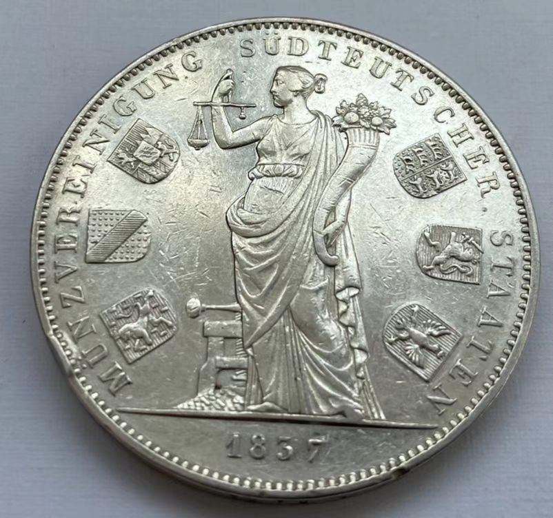 瓶子🏺第60期拍卖会 德国1837年巴伐利亚货币泰勒2泰勒大银币