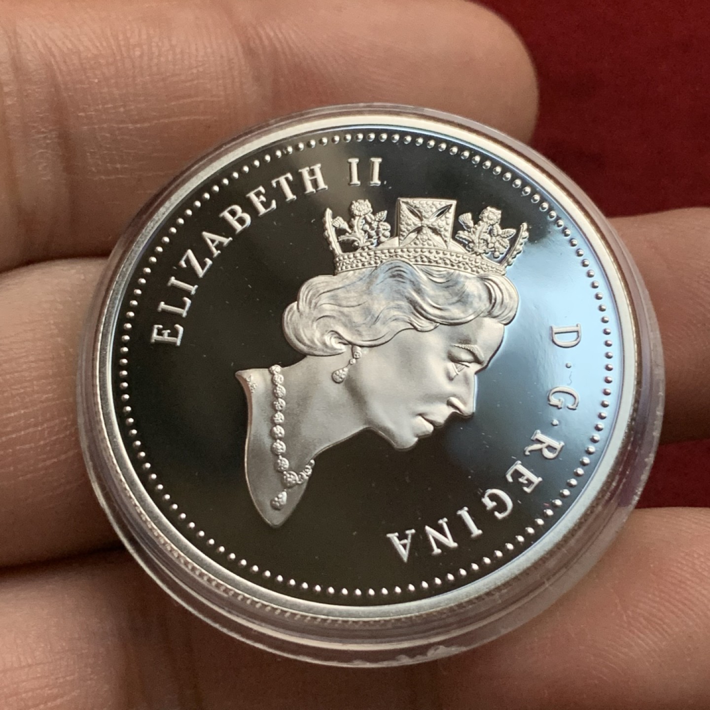 《竞宝斋》第102场-本周四 套币裸币专场（全场不限金额包邮） 加拿大 1996年 麦金托什苹果1元 高银版 精制币