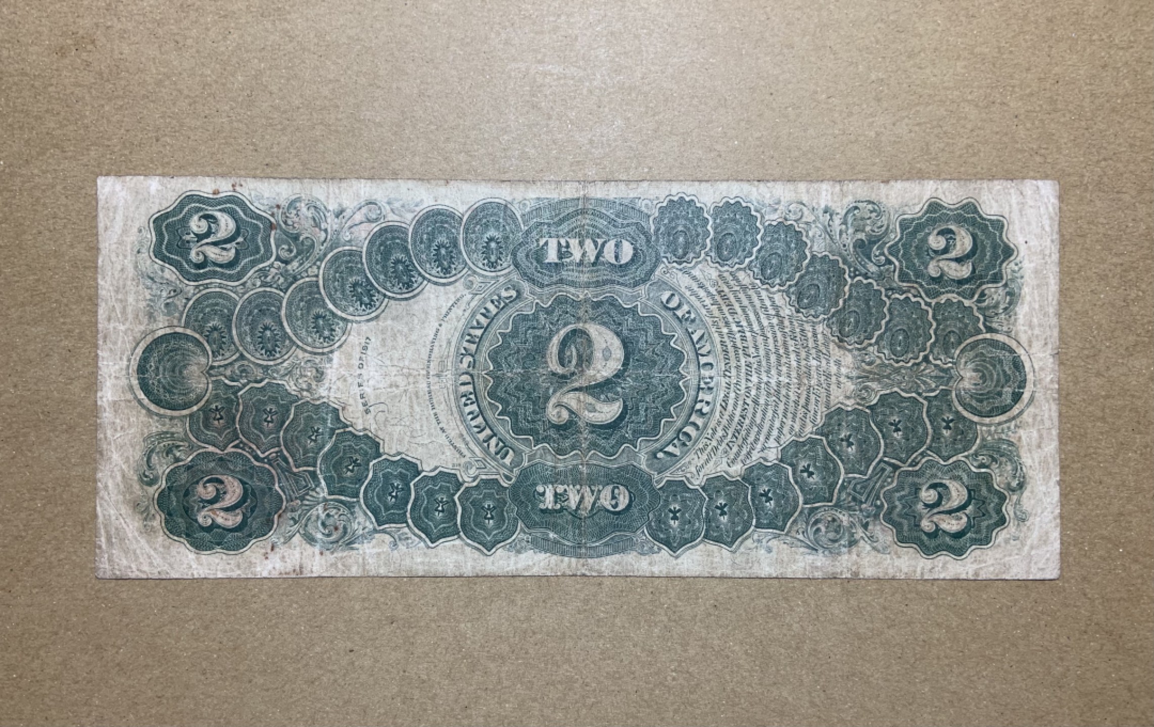 收藏联盟Quantum Auction 第197期拍卖 (已更新) 美国1917年2美元 品相如图