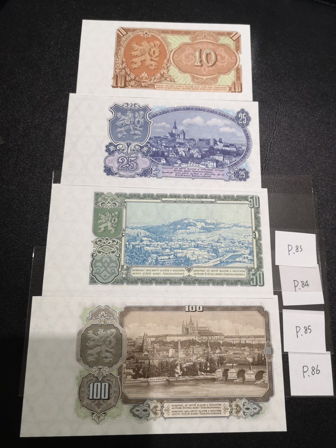 《外钞收藏家》第二百零七期（东欧三国裸钞专场） 捷克斯洛伐克-1953年大面额全套 全新
