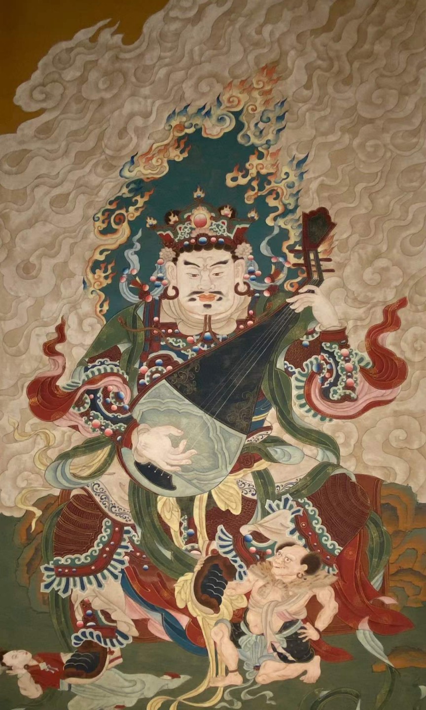 佚名绢本佛像立轴