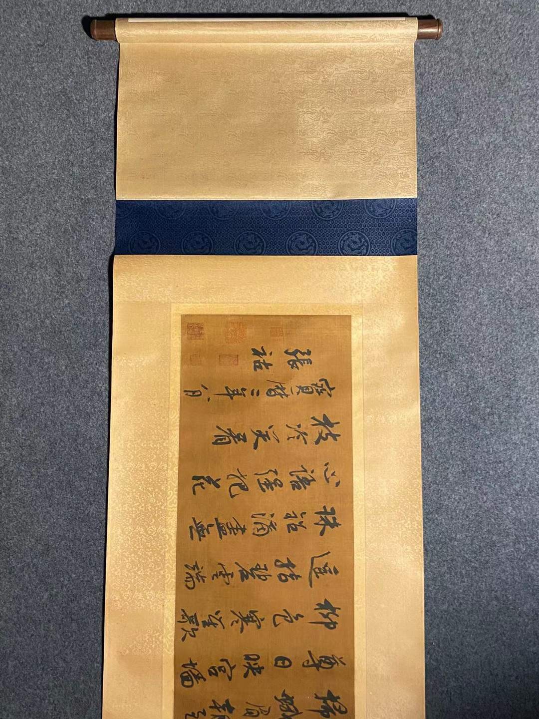 阎立本佛像+张祜书法长卷