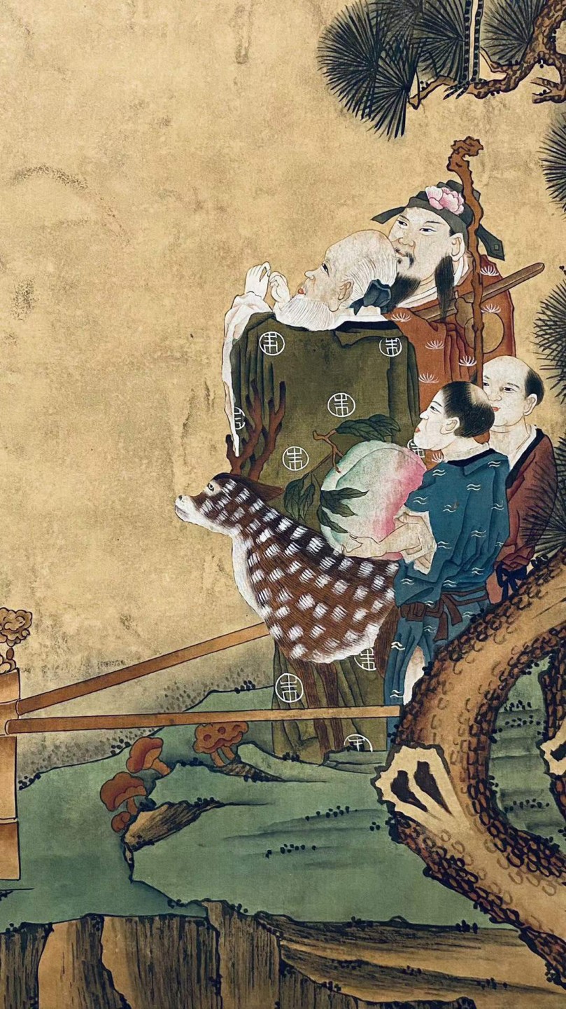 陈洪绶绢本花鸟立轴。明末清初著名书画家、诗人陈洪绶（1599年—1652年），字章侯，晚号老迟、悔迟，汉族，浙江绍兴府诸暨县枫桥陈家村。