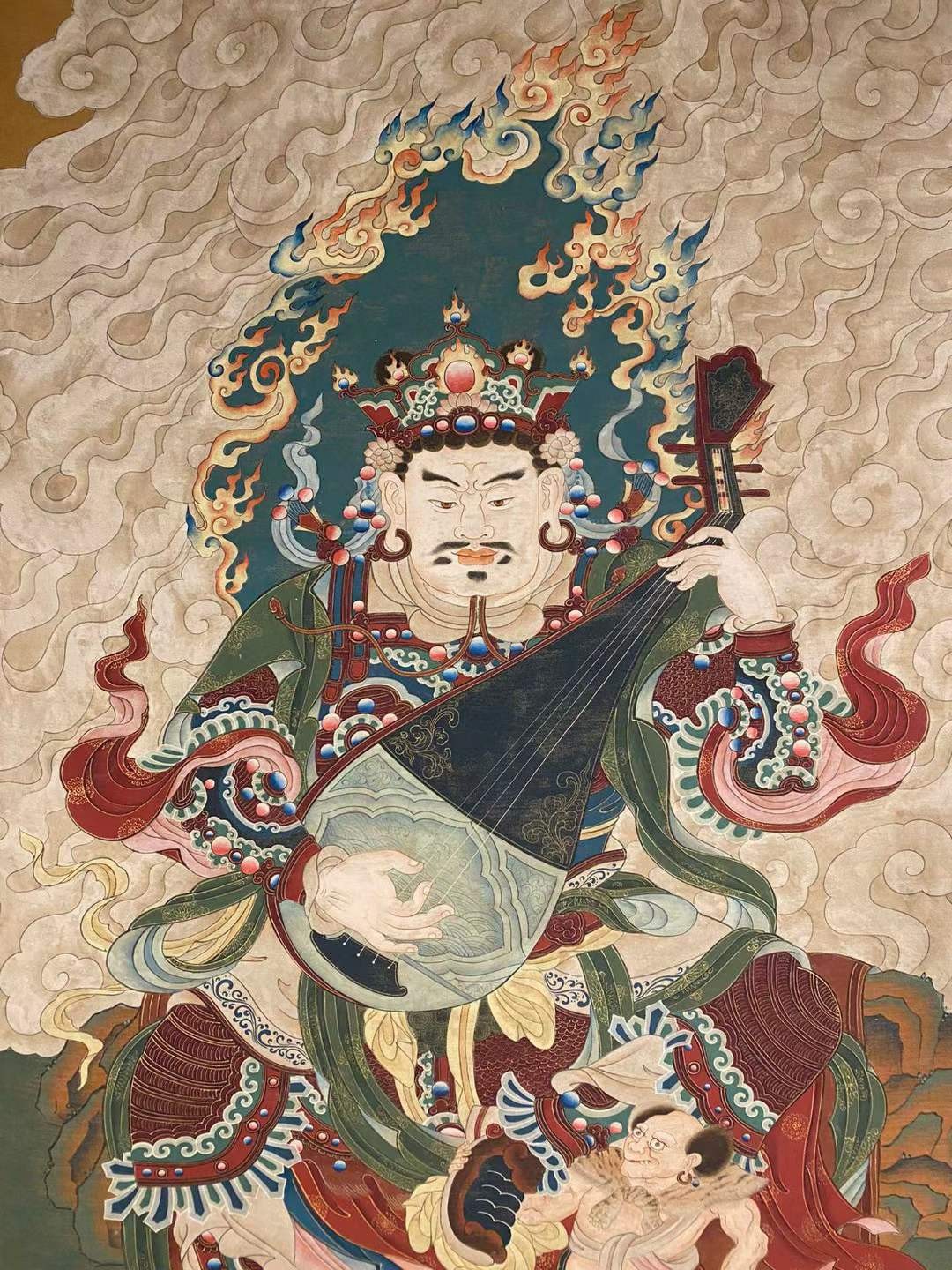 佚名绢本佛像立轴