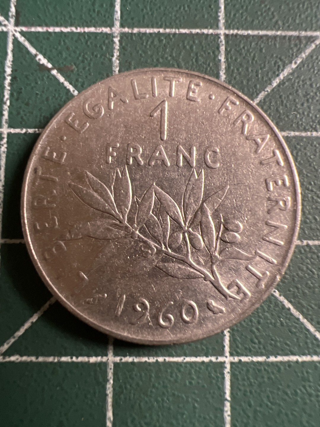 泡泡堂第121期  世界硬币明信片专场（无押金，无佣金，捡漏，全场20包邮，偏远地区除外） 法国一法郎