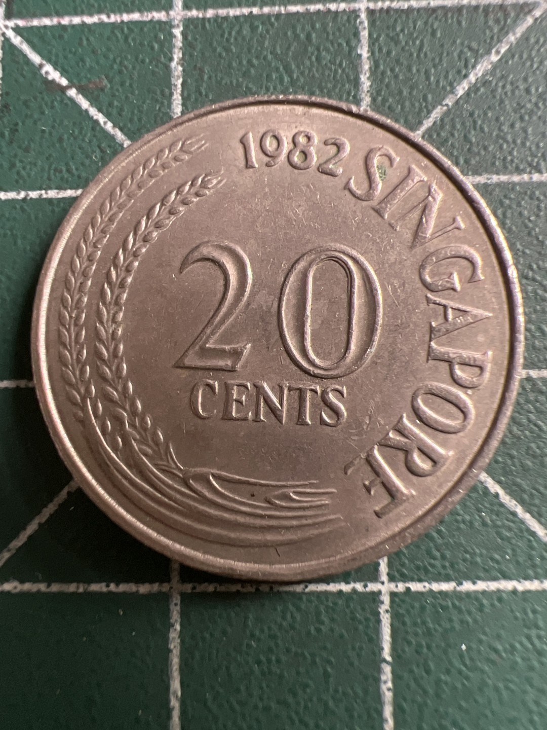 泡泡堂第111期  世界硬币邮票专场（无押金，无佣金，捡漏，全场20包邮，偏远地区除外） 新加坡二十分