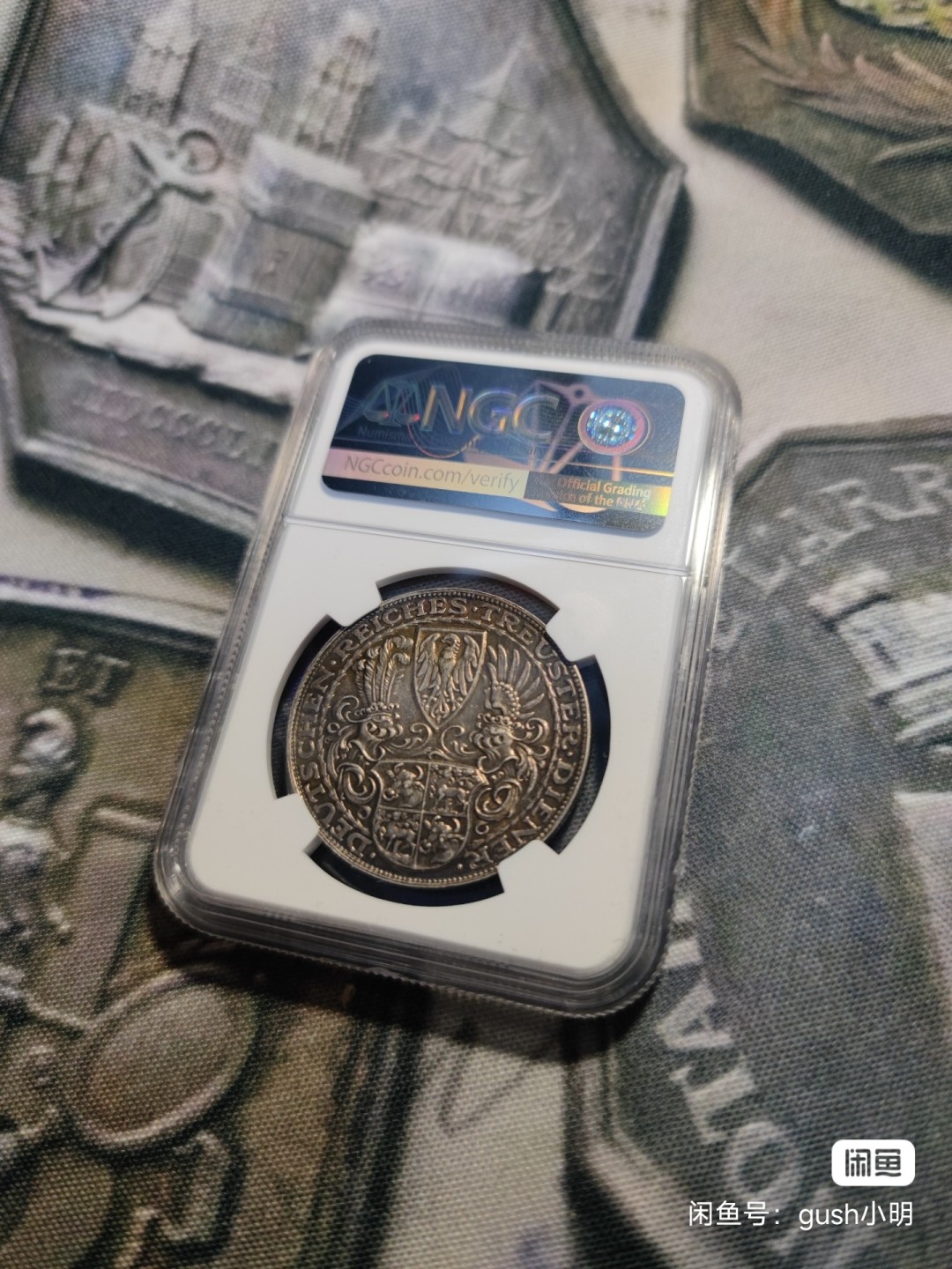 gush小明20221011周二 NGC兴登堡1927银章代5马克