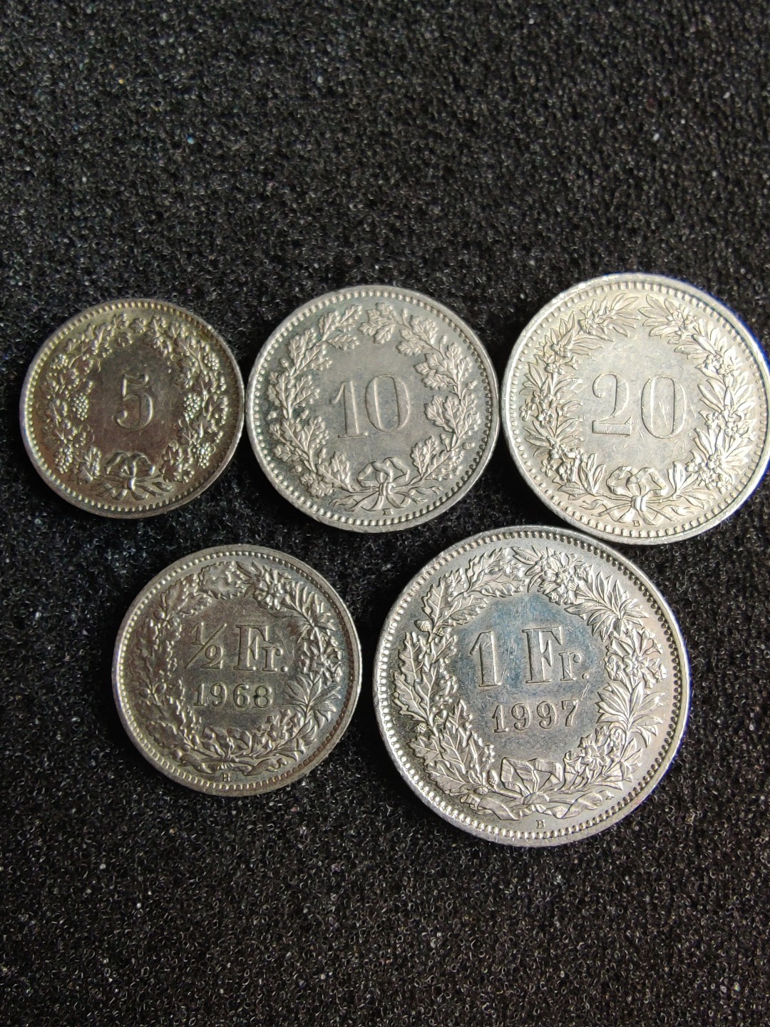 ♥一只鱼（世界钱币第四期） 瑞士套币