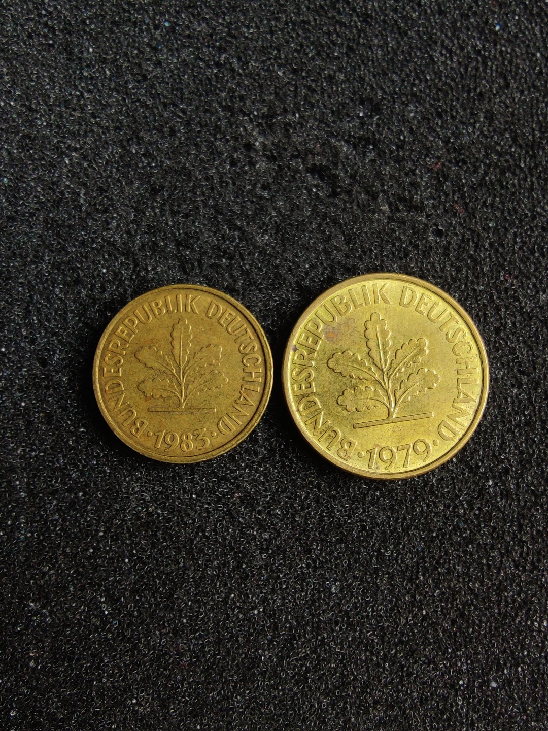 ♥一只鱼（世界钱币第四期） 德国5芬尼/10芬尼