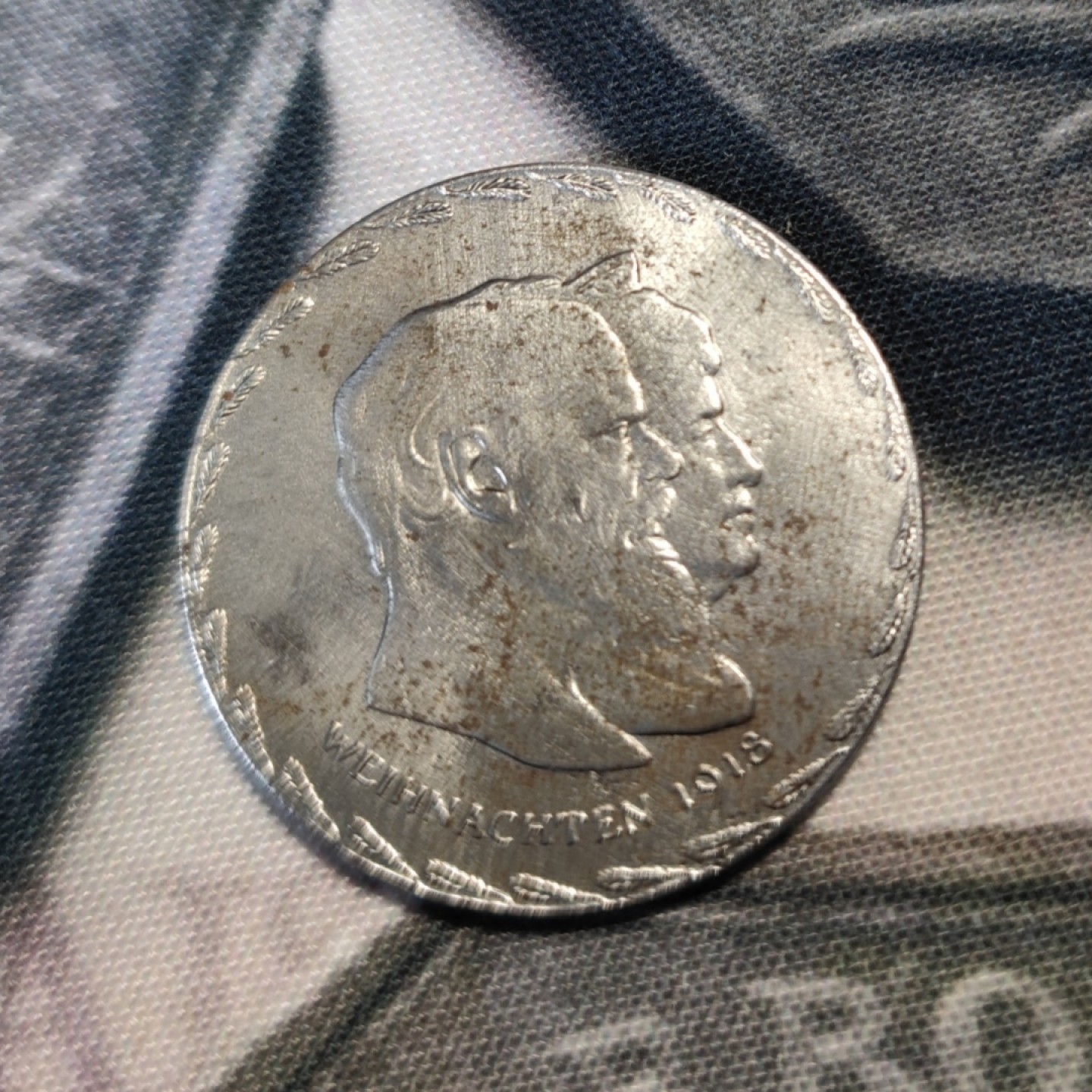 gush小明20221011周二 巴伐利亚路德维希三世金婚铁章1918