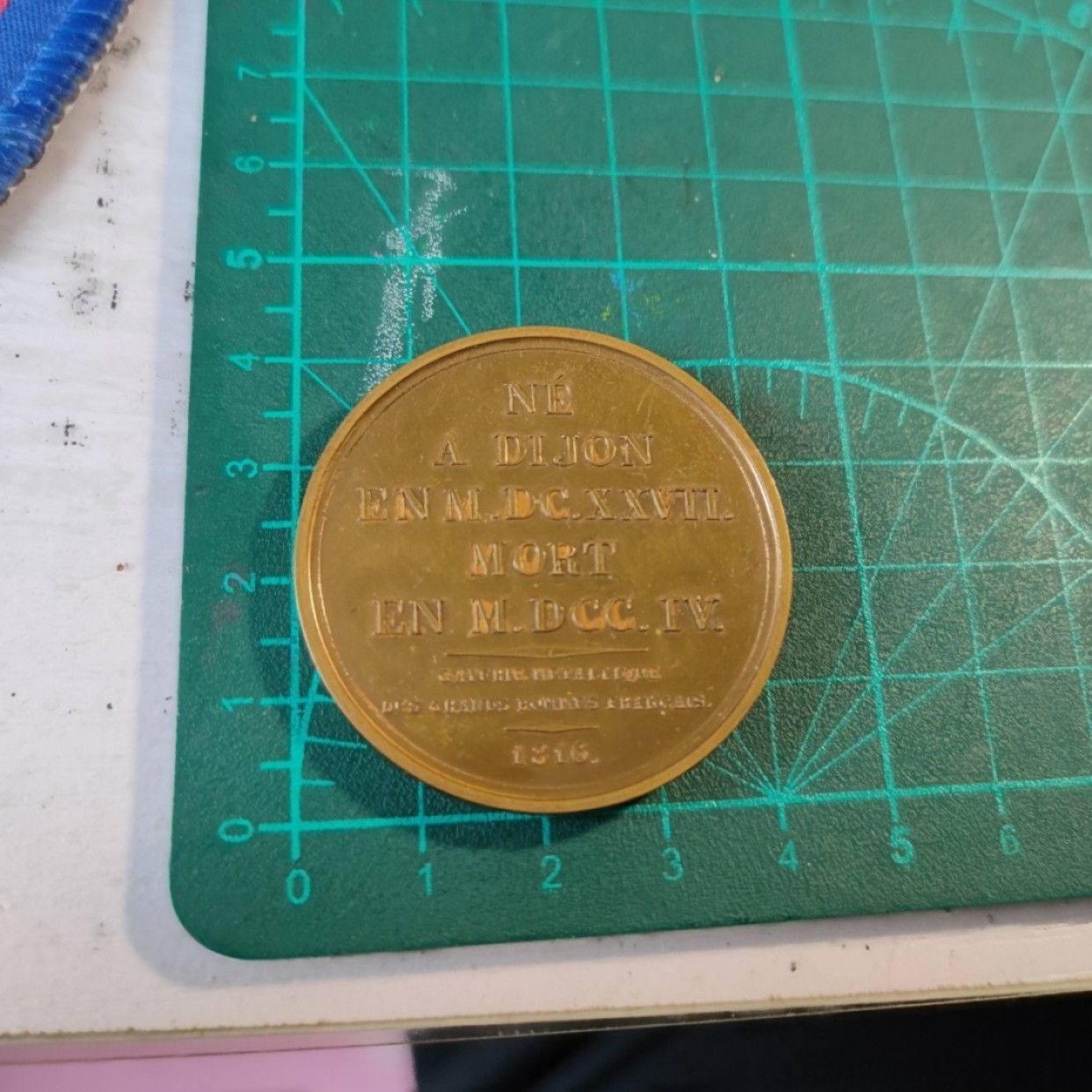 gush小明20221011周二 1977法国铜章