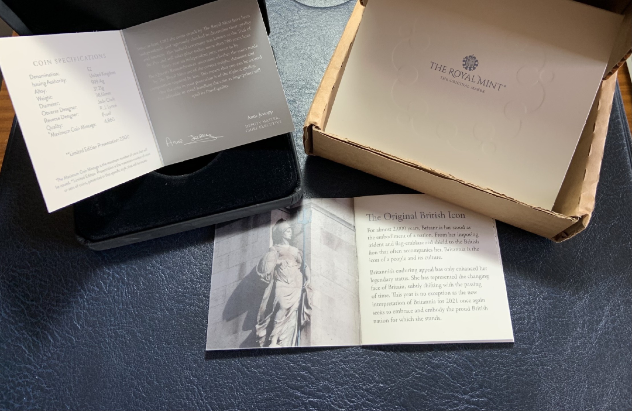 收藏联盟Quantum Auction 第197期拍卖 (已更新) 英国2021年2英镑精制1盎司大不列颠女神和狮子纪念银币 NGC PF69 首发蓝标 带原装纪念盒 限量发行