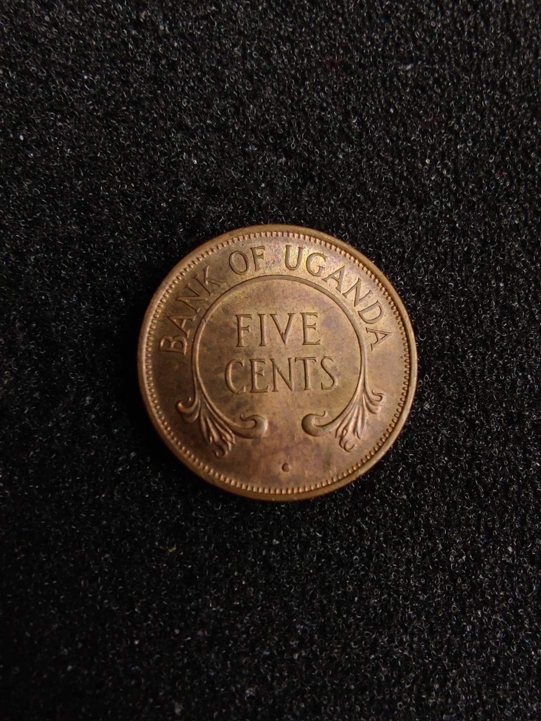 ♥一只鱼（世界钱币第四期） 乌干达5分