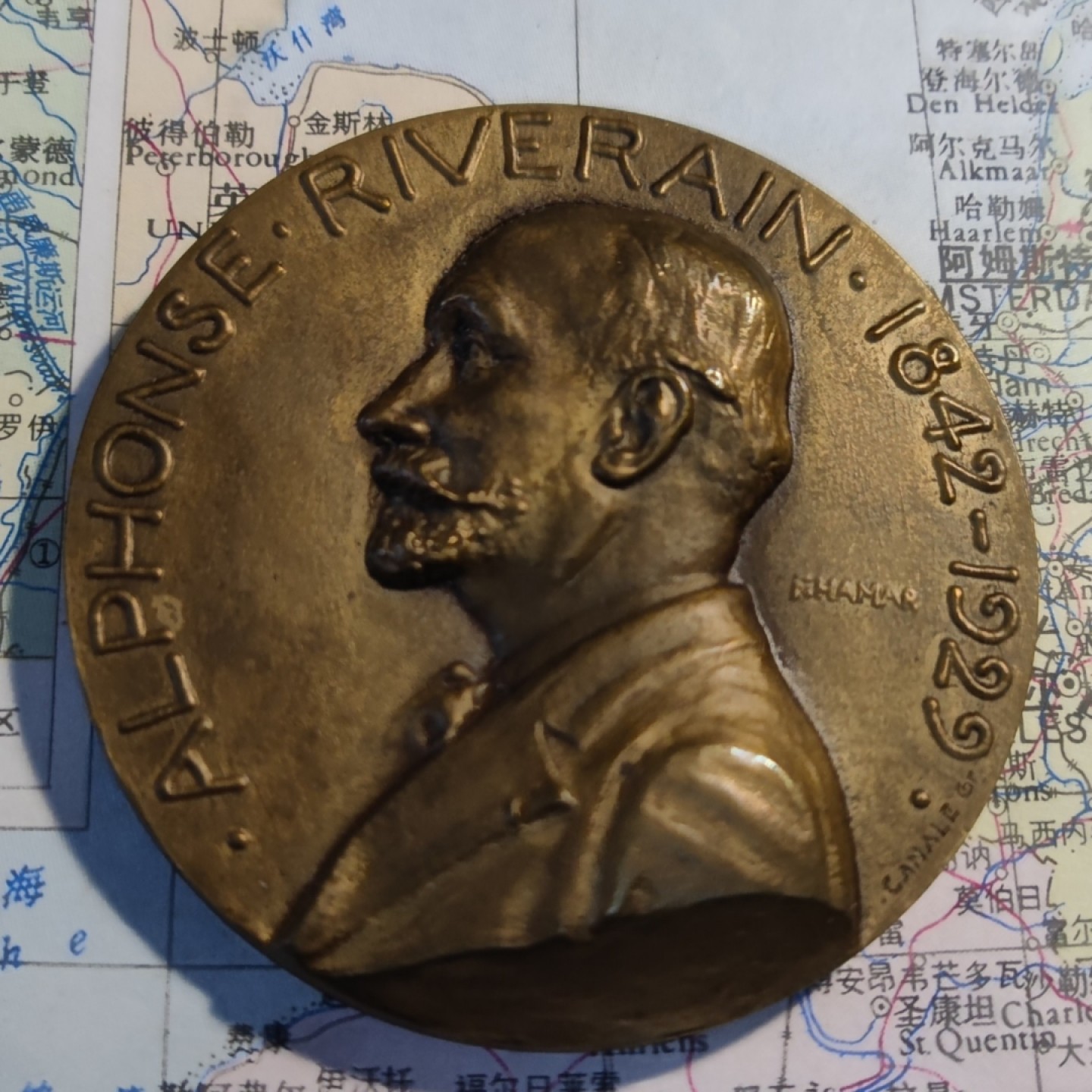 gush小明20221011周二 法国农业人物大铜章