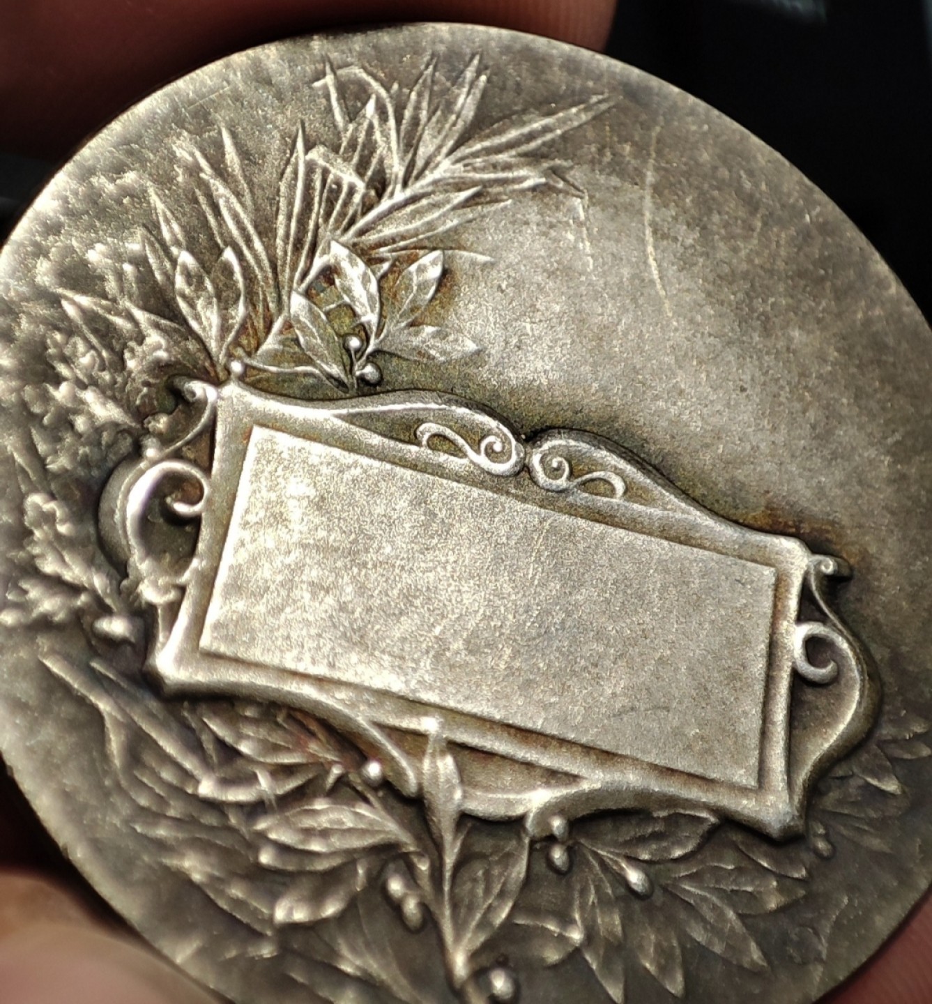 gush小明20221011周二 法国教育类镀银铜章