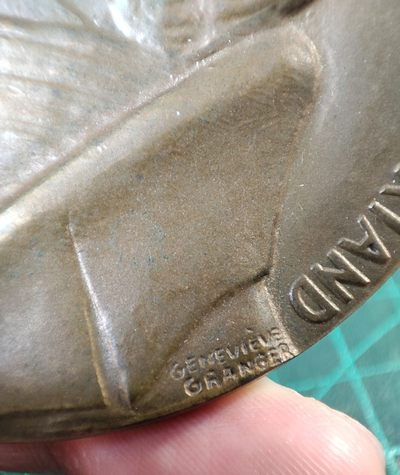 gush小明20221011周二 1975法国铜章