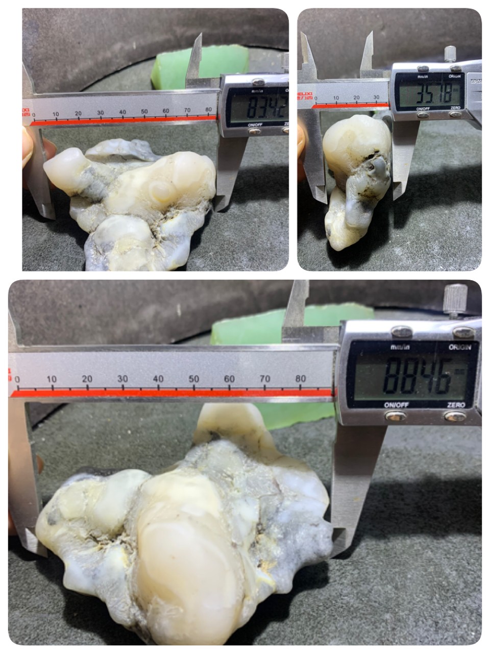 精美天然新疆哈密青花高玉化蛋白玉原石一块，