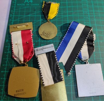 gush小明20221011周二 瑞士射击节纪念章四枚一起顺丰包邮