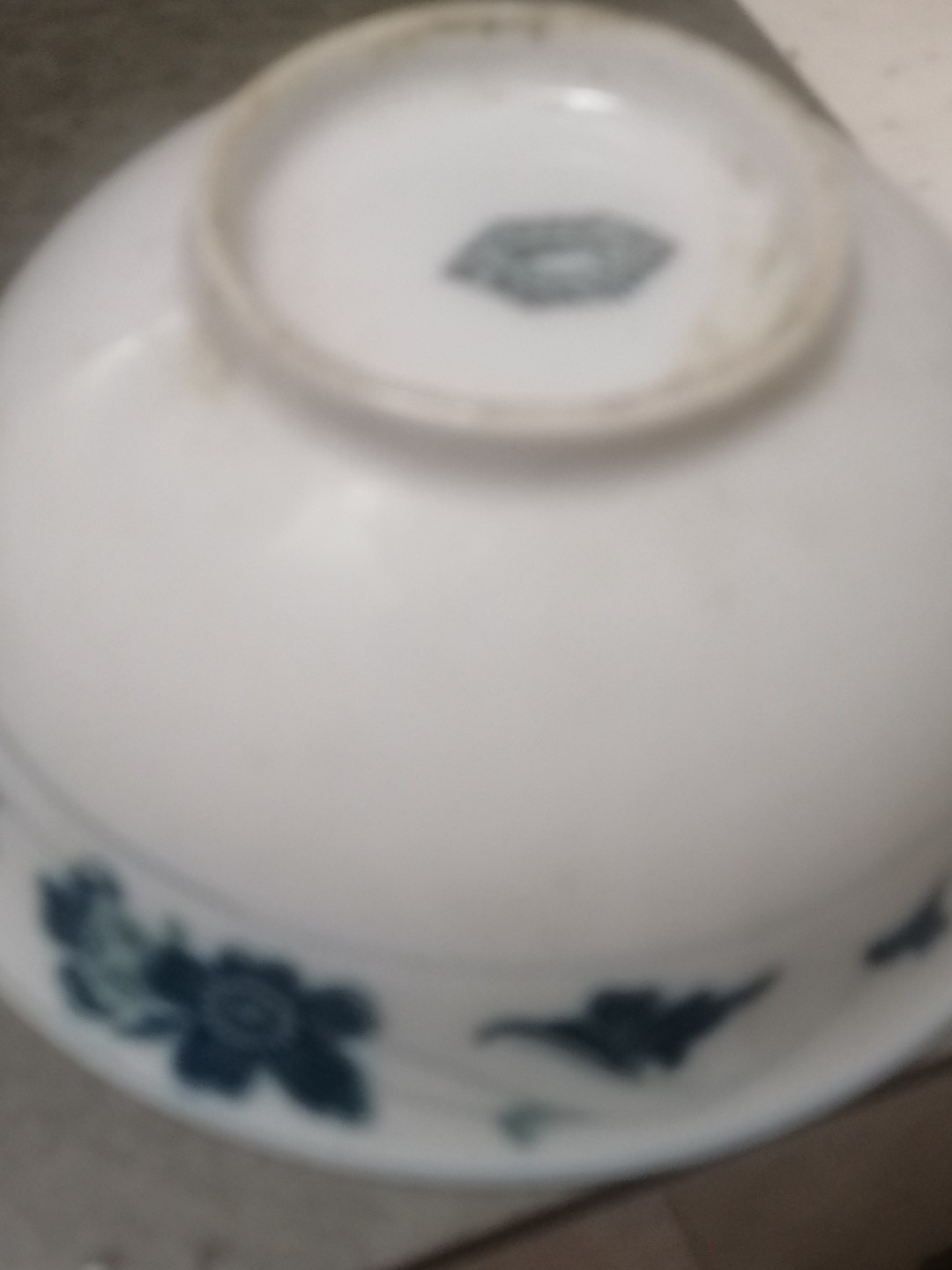 保真古币杂项专场 湘石湾青花大碗